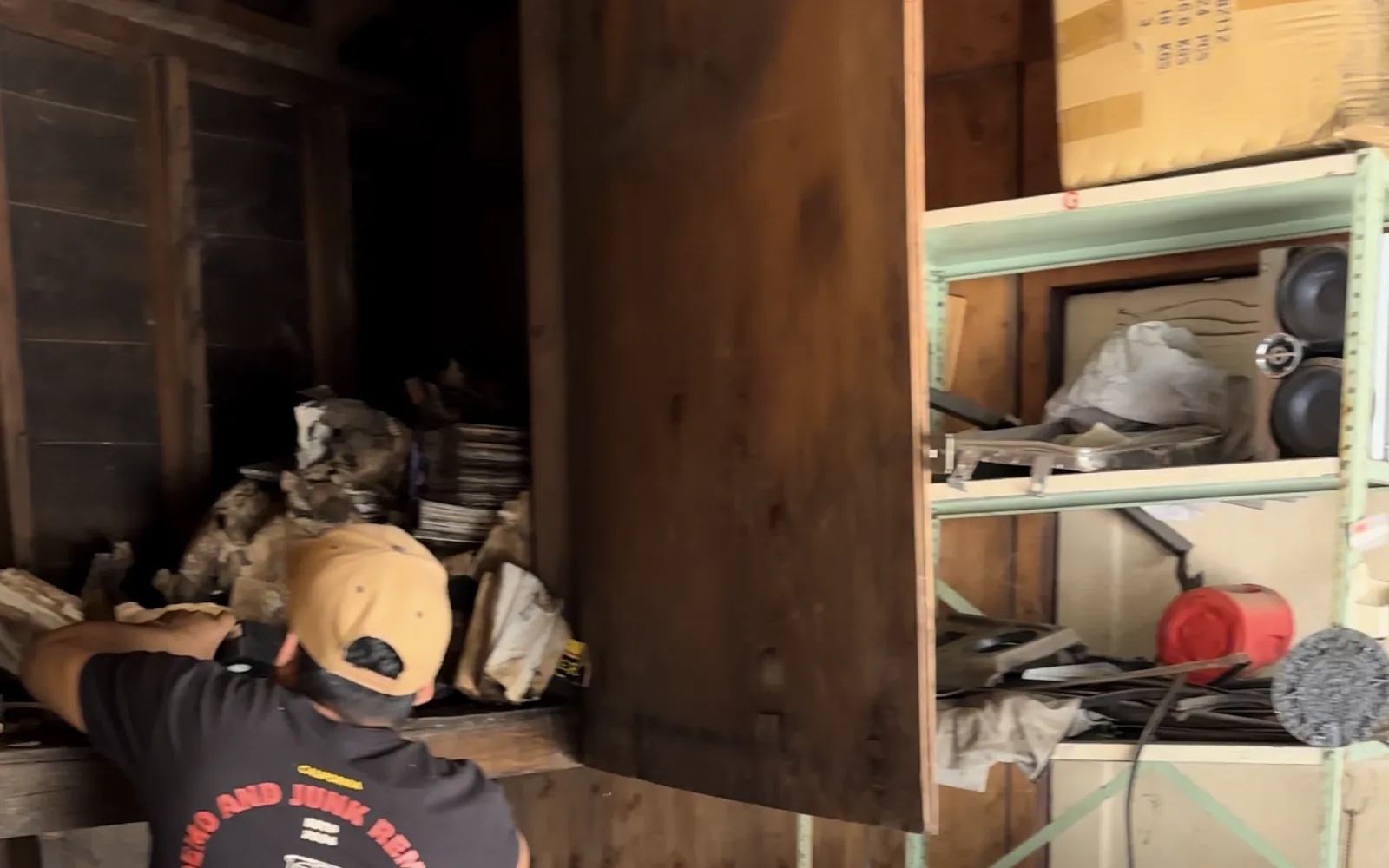 Garage Cleanout before